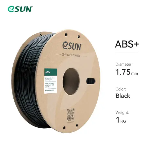 eSUN ABS+ 1.75mm 3D Filament 1KG Black