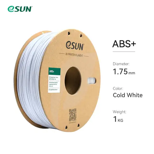 eSUN ABS+ 1.75mm 3D Filament 1KG Cold White