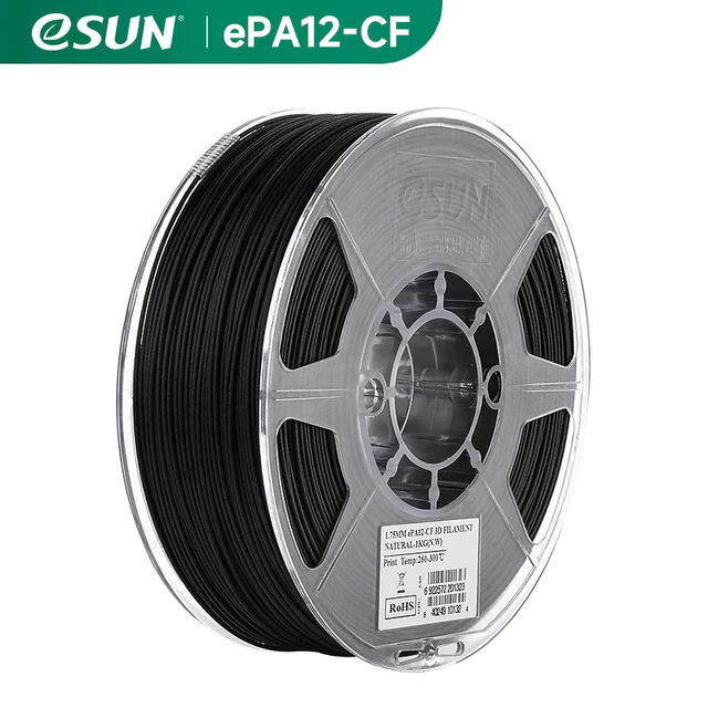 eSUN ePA12-CF 1.75mm 3D Filament 1KG