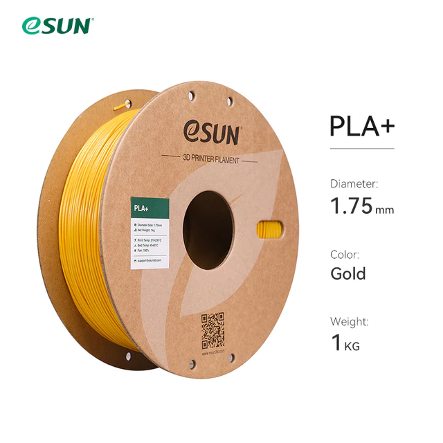 eSUN PLA+ Filament 1KG Gold