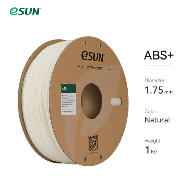 eSUN ABS+ 1.75mm 3D Filament 1KG Natural