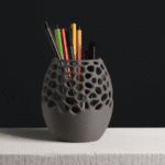 Pencil Voronoi style holder