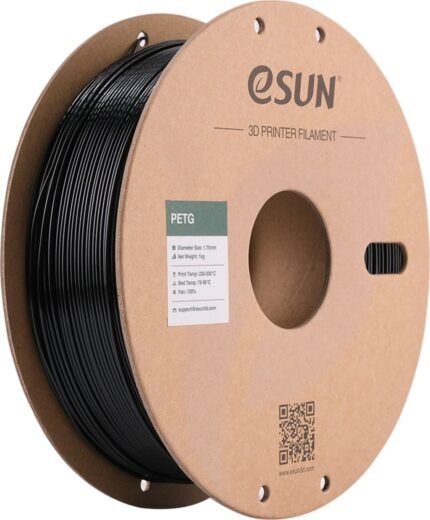eSUN PETG 1.75MM 3D Filament 1KG Solid Black