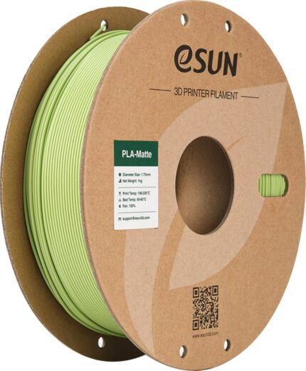 eSUN Upgraded ePLA-Matte 1.75mm 3D Filament 1KG Matcha Green