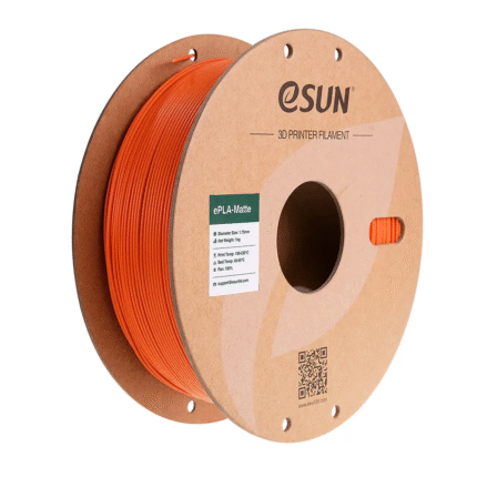 eSUN Upgraded ePLA-Matte 1.75mm 3D Filament 1KG Tangerine
